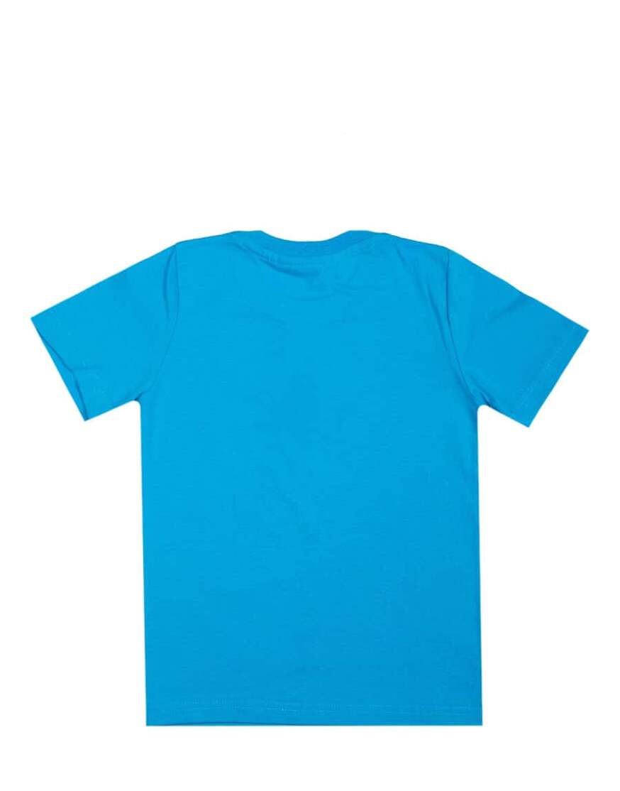 Голубая детская футболка оптом