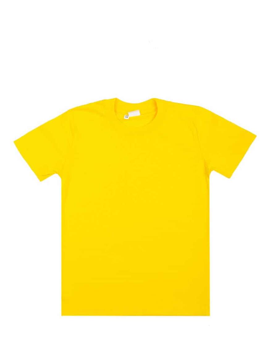 Лимонная детская футболка оптом